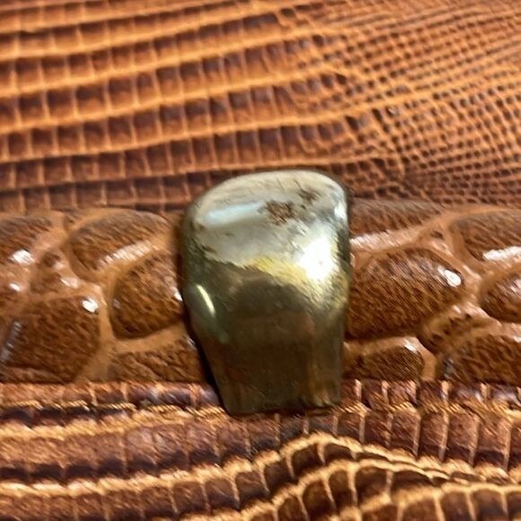 Vintage Moda Attiva Faux Alligator Satchel - Picture 6 of 9